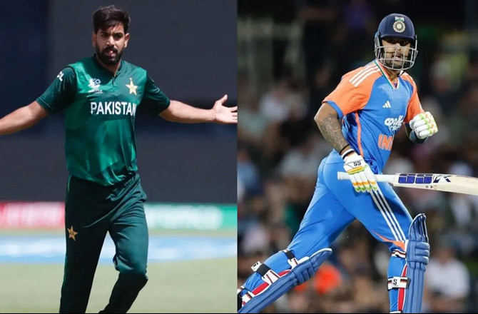 حارث رؤف پر دو میچز کی پابندی، سوریا کمار یادو پر جرمانہ  عائد 