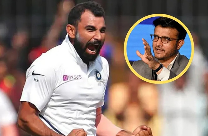 محمد سمیع کو کو گنگولی کی حمایت، سبھی فارمیٹ میں موقع دینے کی وکالت کی 