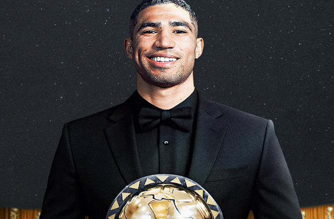 مراکش کے اشرف حکیمی ’’افریقن فٹبالر آف دی ایئر‘‘