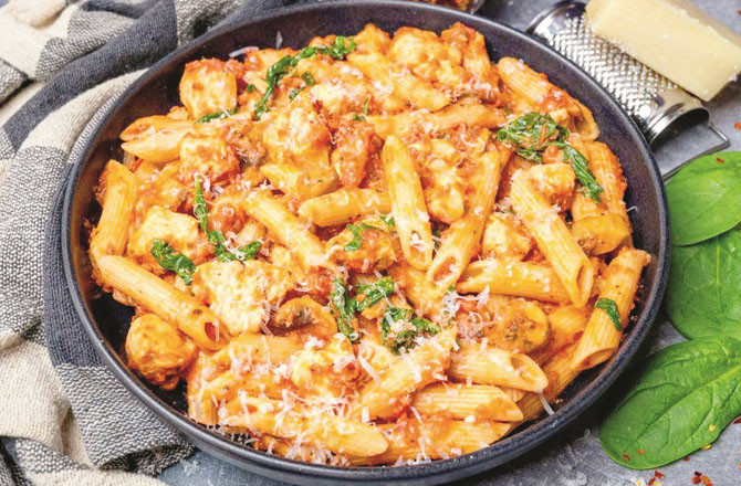 آج کا پکوان: چکن ٹومیٹو وِتھ پاستا