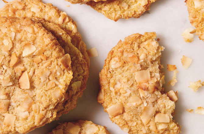 آج کا پکوان: کوکونٹ آلمنڈ کوکیز