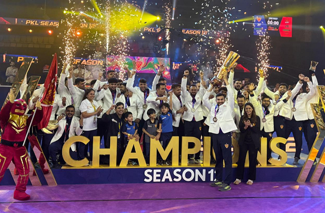 دبنگ دہلی کے سی  پونیری پلٹن کو شکست دے کر دوسری بار چیمپئن بن گئی