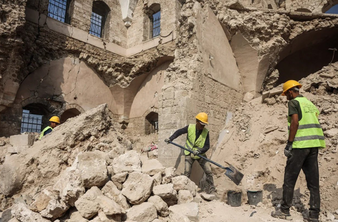 غزہ: تاریخی و ثقافتی ورثہ تباہی کا شکار، اسرائیل نے ۲۰؍ ہزارنوادرات چوری کرلئے 