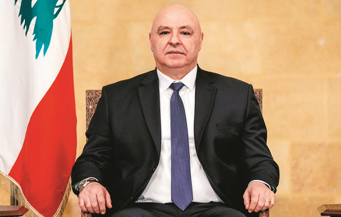  فوج اسرائیلی دراندازی کا ڈٹ کر مقابلہ کرے، لبنانی صدر کا حکم