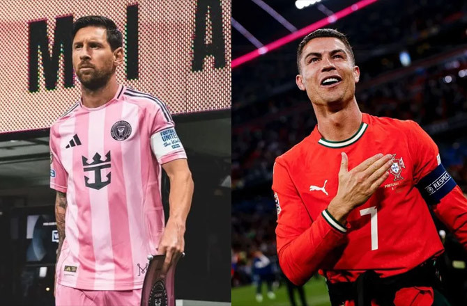 لیونل میسی عظیم کھلاڑی ہے، مگر میں خود کو کم نہیں سمجھتا: رونالڈو 