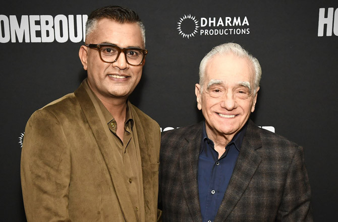  اسکورسیز نے  نیرج گھیوان کیساتھ ہندوستان کی آسکر انٹری ’’ہوم باؤنڈ‘‘ کی اسکریننگ کی میزبانی کی