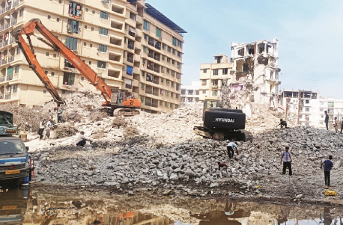 شیل پھاٹا: صدرو کمپاؤنڈ میں انہدامی کارروائی جاری