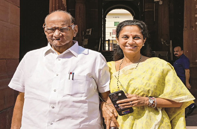 پارتھ پوار کے معاملے میں سپریہ سلے اور شرد پوار کی رائے میں اختلاف