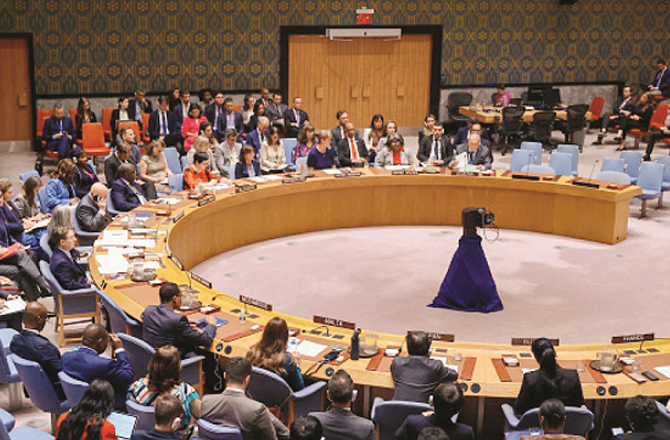 غزہ امن منصوبہ پرسلامتی کونسل میں ووٹنگ، روس کو اعتراض 