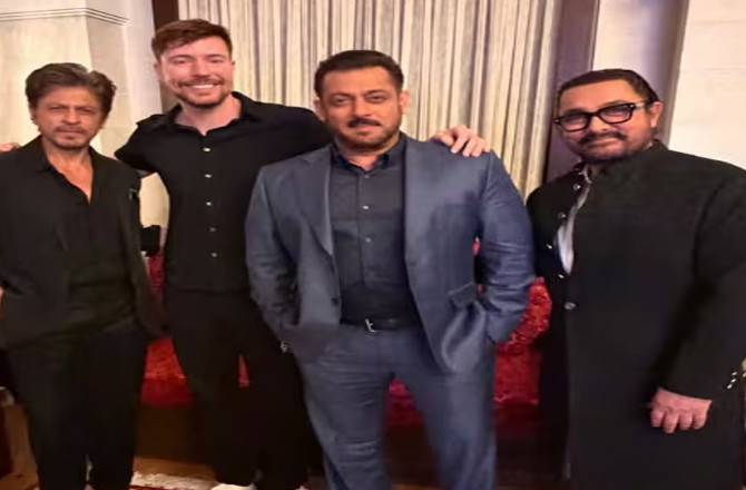 شاہ رخ خان، سلمان، عامر اور مسٹر بیسٹ ایک  ساتھ ، کیا کوئی کھچڑی پک رہی ہے؟