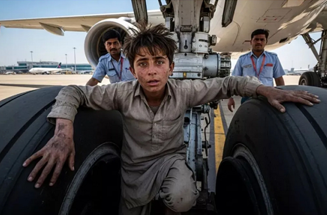 ۱۳؍سالہ افغان لڑکا طیارے کے لینڈنگ گیئر میں چھپ کر دہلی پہنچ گیا