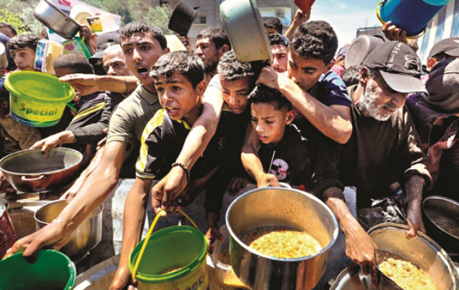 اسرائیلی جارحیت کے سبب غزہ میں غذائی مراکز بند، یونیسف کا امداد کا مطالبہ 