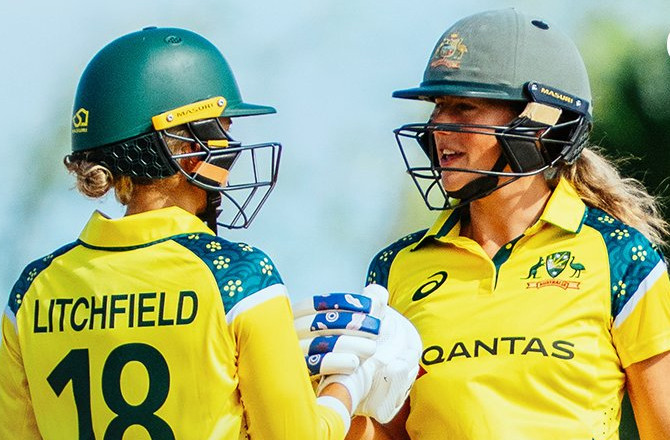 آسٹریلیا کی خواتین ٹیم نے ون ڈے سیریز میں ویسٹ انڈیز کو کلین سویپ کیا