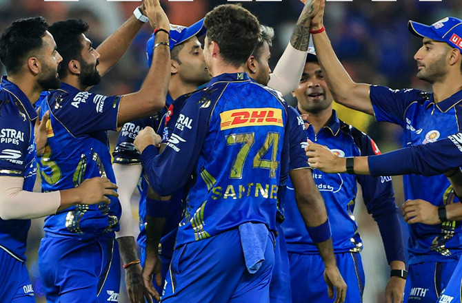 تلک کی سنچری، اشونی کے چار وکٹ، ممبئی انڈینز نے گجرات ٹائٹنز کو۹۹؍ رنز سے مات دی