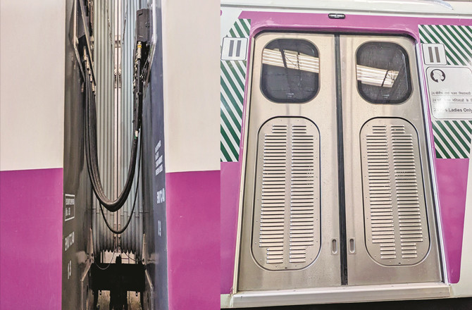 خود کار دروازوں والی  ’نان اے سی‘ لوکل کرلا پہنچ گئی