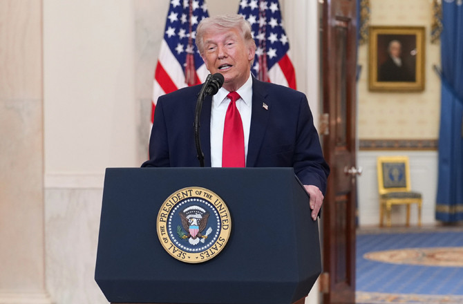 ایران میں امریکی فوجی بنیادی اسٹریٹجک مقاصد تکمیل کے قریب:ٹرمپ