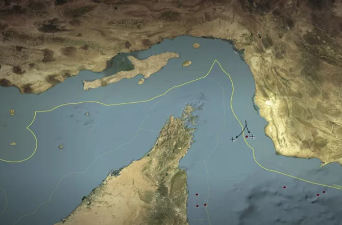 آبنائے ہرمز امریکہ کےکنٹرول میں، کسی جہاز کو ایرانی بندرگاہ جانے کی اجازت نہیں