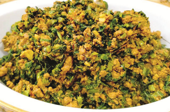 آج کا پکوان: قیمہ پالک