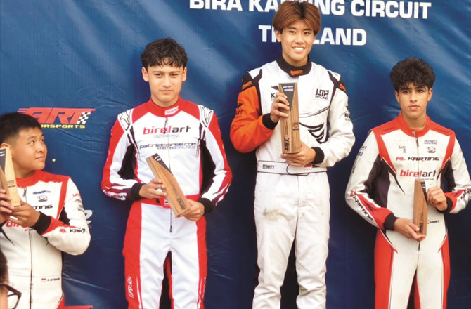  کیان شاہ نے ایشیا سیریز میں ڈبل پوڈیم حاصل کیا