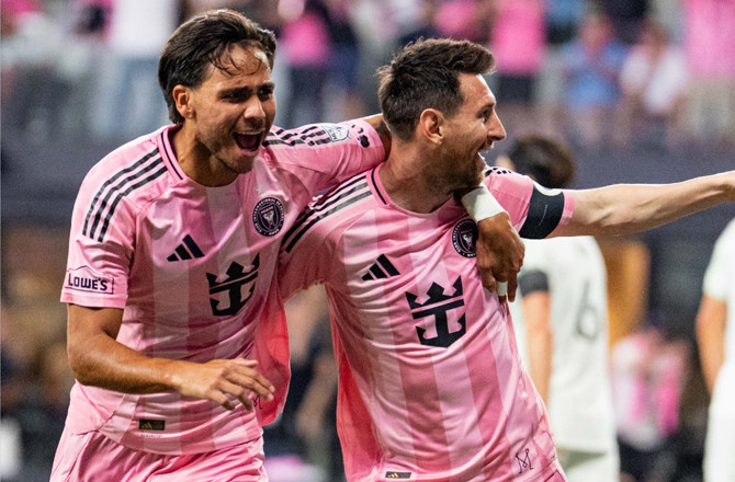 میسی نے انٹر میامی کے نئے نو اسٹیڈیم  میں پہلا گول داغ کر بیکہم کا خواب پورا کر دیا