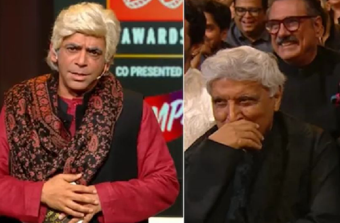 سنیل گروور کی جاوید اختر کی مِمکری وائرل، اسکرین ایوارڈز میں محفل لوٹ لی