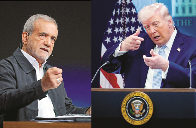 صدر ٹرمپ نے بغلیں بجاتے ہوئے جنگ بندی کو عالمی امن کیلئے بڑا دن قرار دیا 