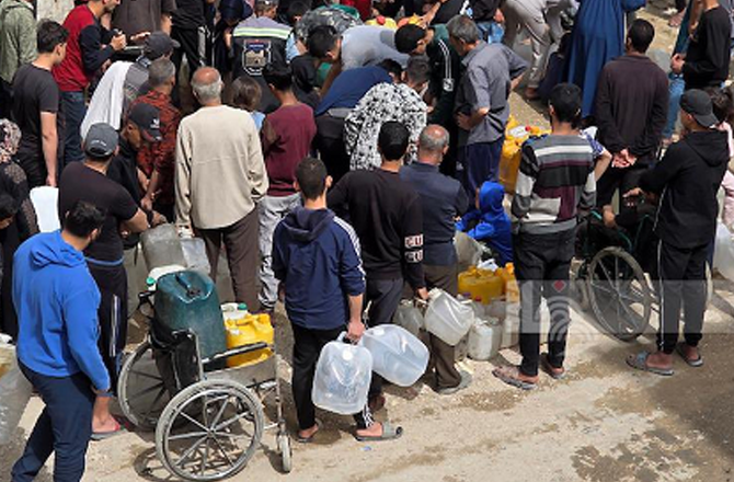 اسرائیل پانی کواجتماعی سزا کے ہتھیارکے طور پراستعمال کررہا: ڈاکٹرز ودآؤٹ بارڈر