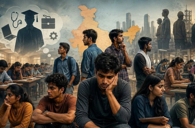 ملک میں تقریباً ۲۵؍ فیصد نوجوان تعلیم، روزگار اور تربیت سے باہر ہیں: نیتی آیوگ کی رپورٹ میں انکشاف