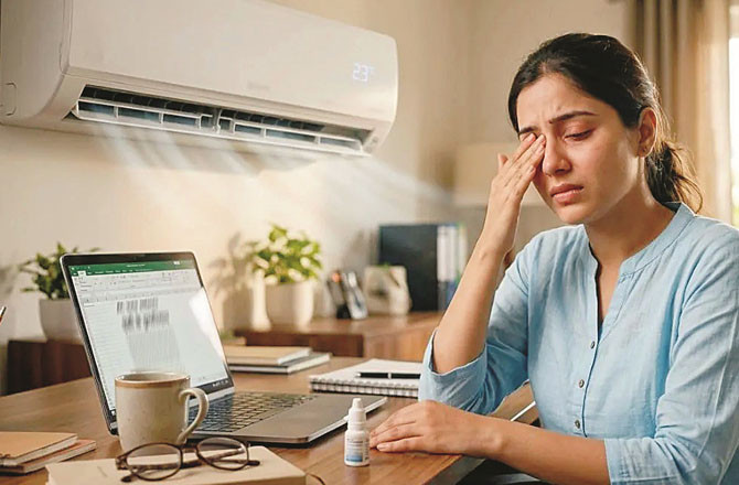 اے سی سے ڈرائی آئیز کا خطرہ: اِن باتوں کا دھیان رکھیں