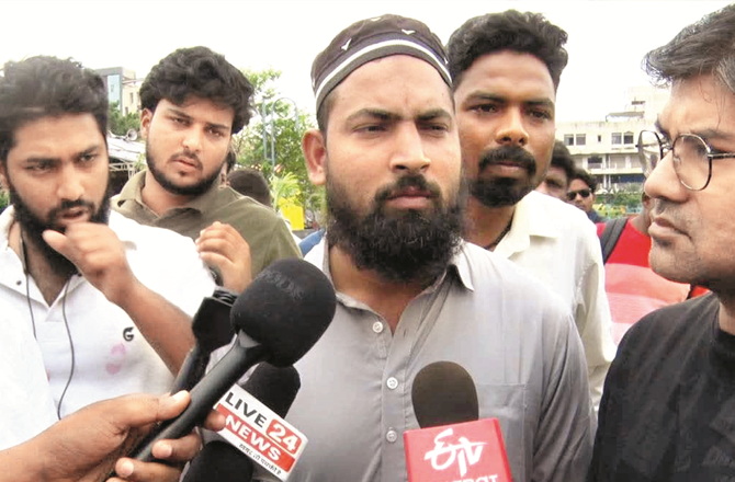 جنترمنتر سے مشہور ہوئے جنید ’بھائی‘ رانچی بھی پہنچ گئے