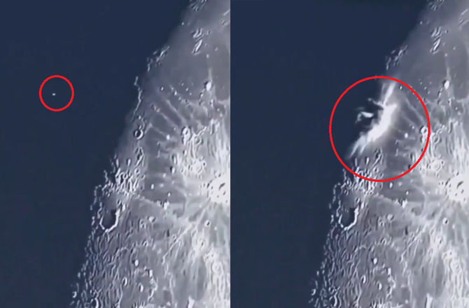 SpaceX راکٹ کا چاند سے ۸۷۰۰؍ کلومیٹر فی گھنٹہ کی رفتار سے تصادم