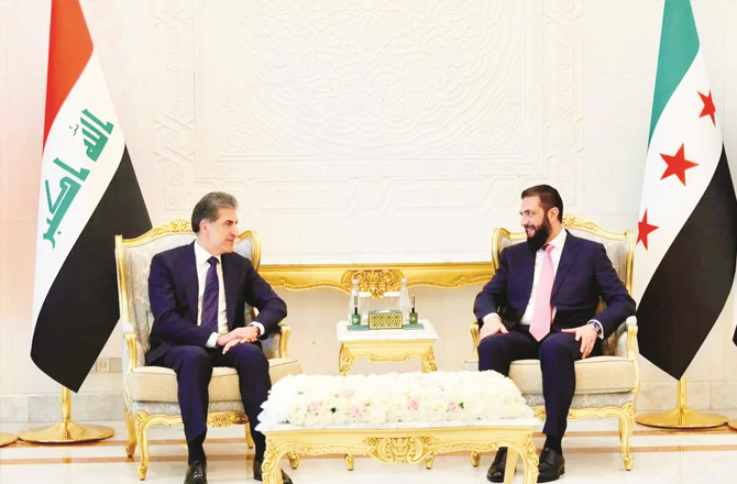  کردستان کے صدر کا مستحکم شام کی حمایت کا وعدہ 
