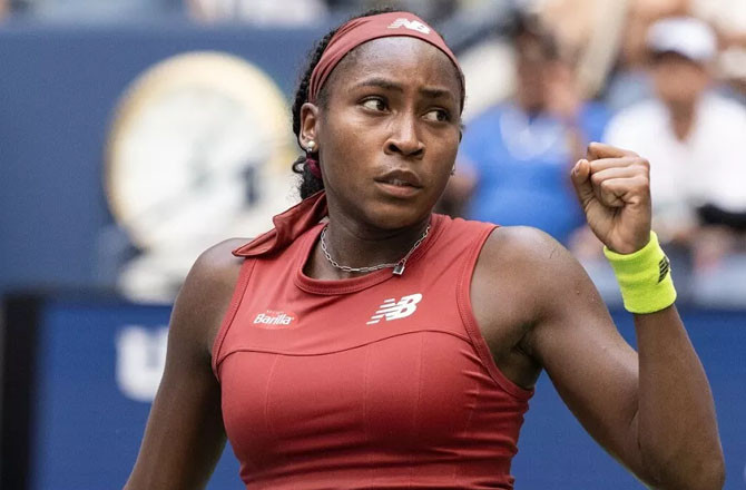 تین میچ پوائنٹس بچا کر گوف کوارٹر فائنل میں