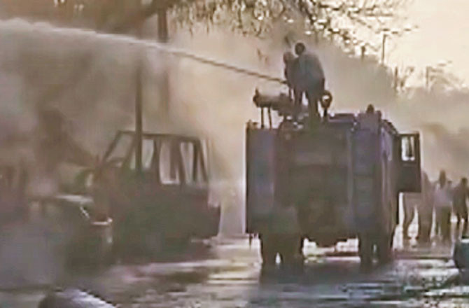 کیمیکل فیکٹری میں دھماکہ،  بھیواڑی میں ۸؍ ہلاک، فرید آباد میں ۴۲؍ زخمی