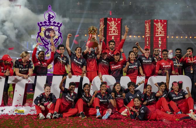 آر سی بی چیمپئن: دہلی کیپیٹلز کو شکست دے کر ڈبلیو پی ایل کا تاج سر پر سجا لیا