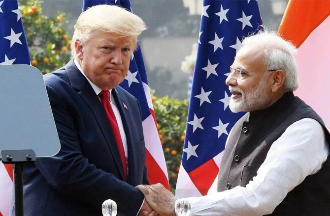 ٹرمپ سے بات چیت کے بعد مودی کا بیان ہندوستانی مصنوعات  پر ٹیرف کم ہوا