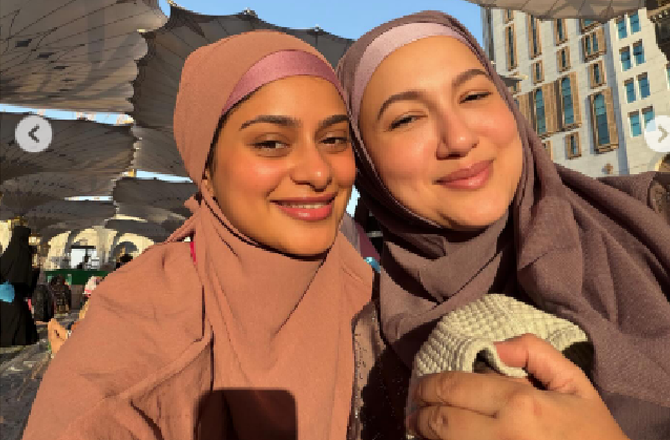 رمضان المبارک: گوہر خان خاندان سمیت مدینہ منورہ میں