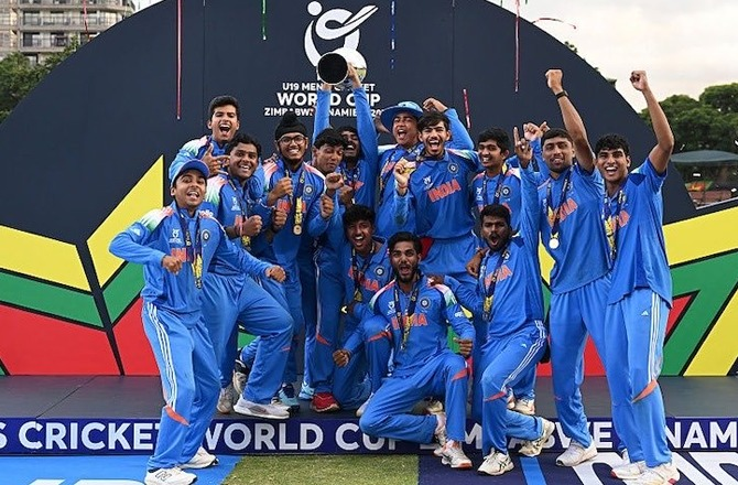 بی سی سی آئی کی جانب سے انڈر ۱۹؍ ورلڈ کپ چیمپئن کو ۵ء۷؍ کروڑ روپے کا انعام