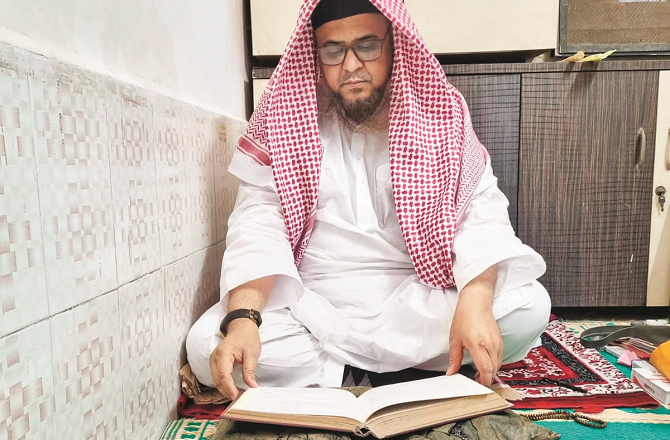 حافظ مولانا محب المرسلین ۳۶؍برس سے تراویح پڑھارہے ہیں 