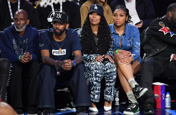 کیری ارونگ کا آل اسٹار گیم میں غزہ کے صحافیوں سے اظہارِ یکجہتی