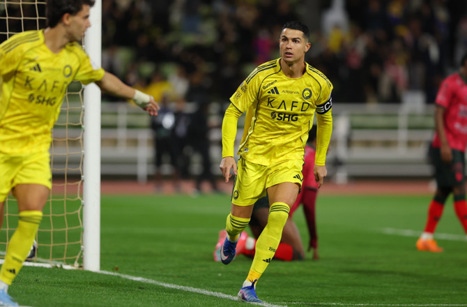 کرسٹیانو رونالڈو نے۹۶۱؍ واں گول داغا، النصر کی فتح نے خطاب کی جنگ تیز کردی