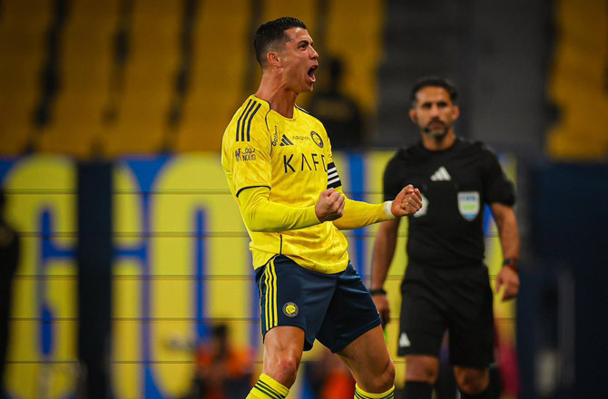 رونالڈو کے ۲؍گول، سعودی پرولیگ میں النصر سرفہرست 