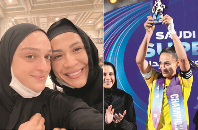 برازیل کی فٹ بالر کیتھ لین سوزا کا قبولِ اسلام اور عمرہ کی ادائیگی 