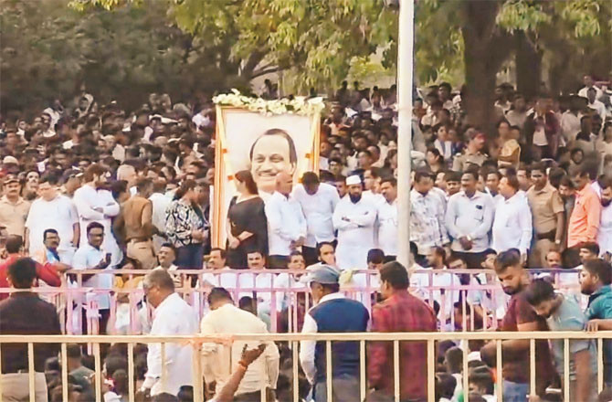 اجیت پوار کی  موت پر قومی سطح پرسوگواری، جانچ کا مطالبہ 