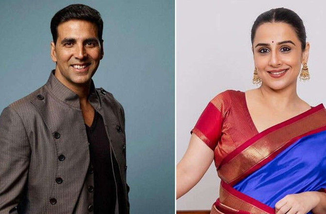 ہدایتکار پریہ درشن کے لیے ایک ساتھ آئے ودیا اور اکشے کمار