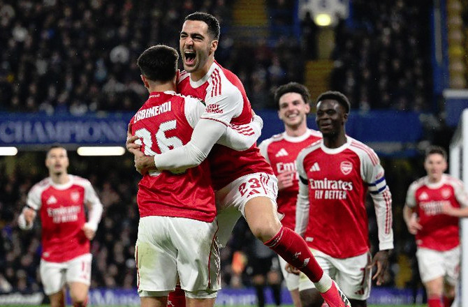 لندن ڈربی میں آرسنل نےمیدان مار لیا: لیگ کپ  میں چیلسی کو شکست