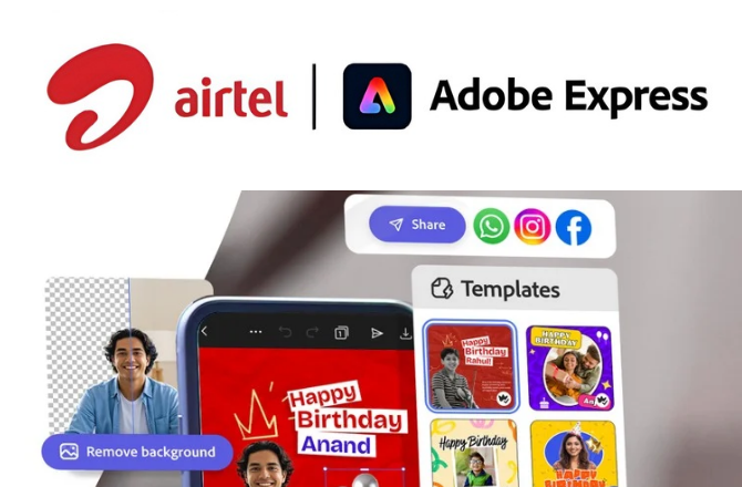 ایئرٹیل اپنے صارفین کو دے رہا ہے مفت اڈوبی ایکسپریس پریمیم، اس آفر سے فائدہ کیسے اٹھائیں؟