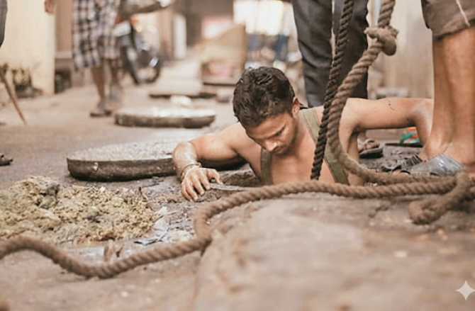 شہر کی گٹروں اور نالوں کی صفائی کرنے والے مزدوروں کی اموات کا معاملہ: معاوضہ نہ دینے پر کورٹ برہم