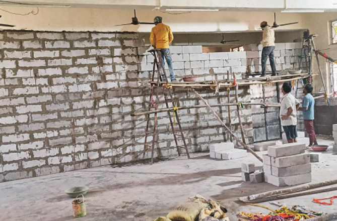 بھیونڈی: ای وی ایم کی حفاظت کے لئے مضبوط اسٹرانگ روم تیار کرنے کا دعویٰ