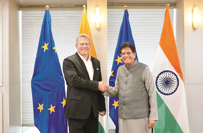 ۲۷؍ جنوری کو ہند- یورپی یونین تجارتی معاہدہ کا اعلان
